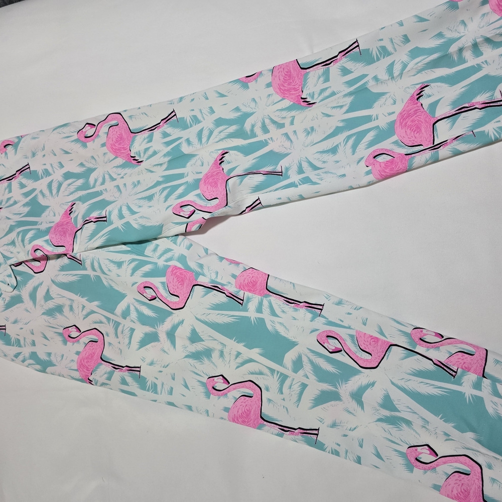 Shinesty El FlamencoTropical Flamingo Print Suit Size 38 Blazer, 30/31 Pants - Picture 11 of 13